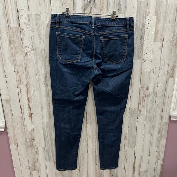 Ann Taylor Loft Dark Wash Modern Skinny Ankle Jeans Womens Size 10 - Picture 2 of 6